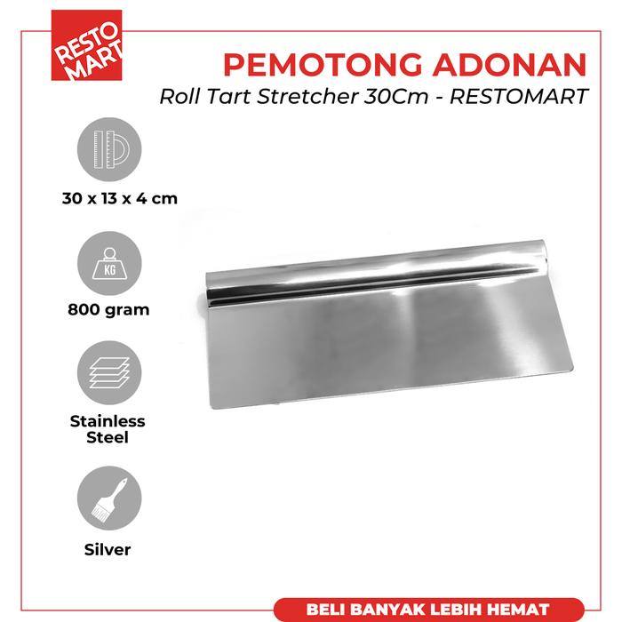 Gambar Pemotong Adonan/Roll Tart Stretcher 30Cm-RESTOMART-SS(0611093) - 2pcs dari Restomart Kitchen Solution undefined Tokopedia