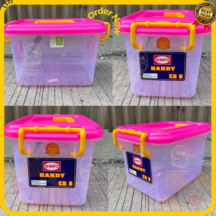 Gambar KONTAINER BOX PLASTIK CONTAINER BOX PENYIMPANAN BARANG SIZE 25 30 45 52 70 82 95 130 150 195 Liter - CB 8 L dari WHAREHOUSE MITRA MAKMUR undefined Tokopedia