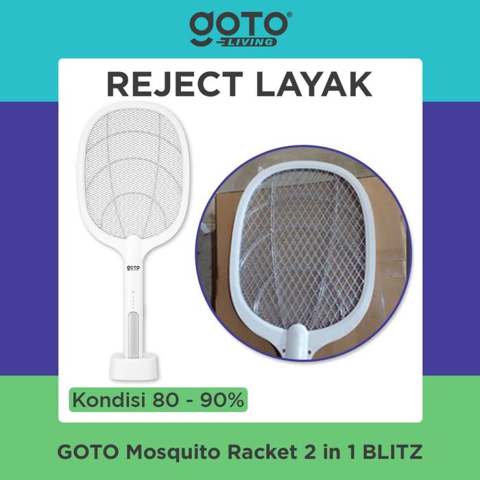 Gambar Goto Blitz Raket Perangkap Pembasmi Nyamuk Elektrik 2 in 1 Charger Led Termurah Ready Terbaik - REJECT LAYAK dari Harvard48 undefined Tokopedia