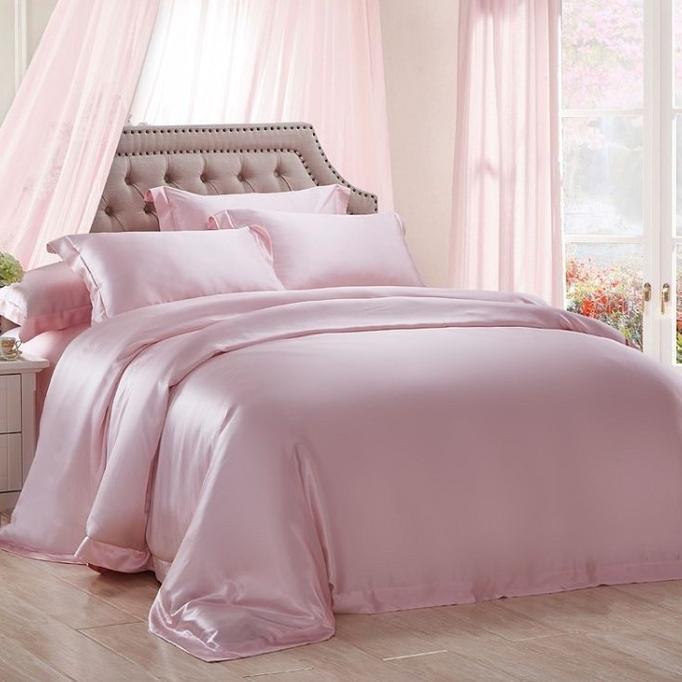 Gambar Bedcover Sheet Sutra Tencel Organic Motif Polos 60S Costume Lupinel - 100x200, tinggi 25cm dari Lilac Lantana undefined Tokopedia