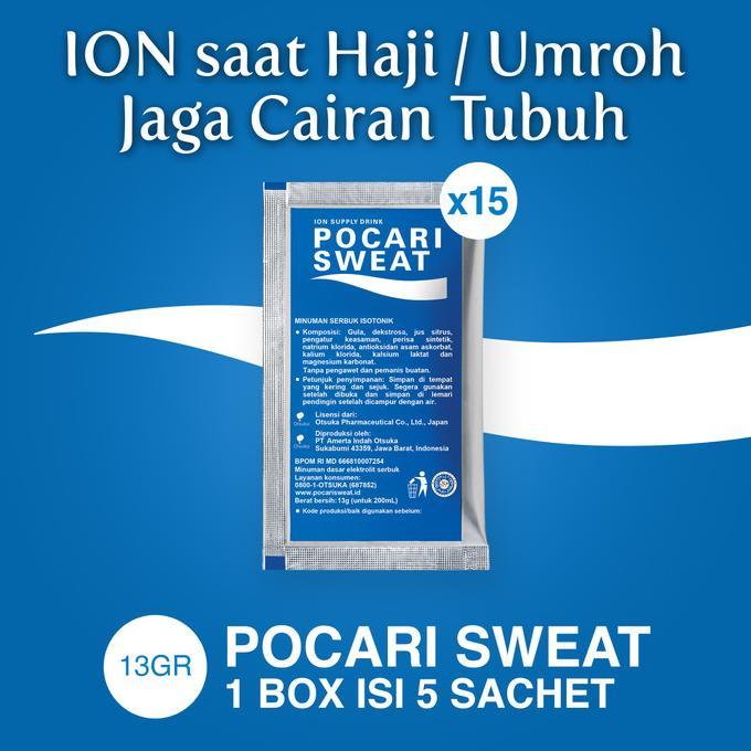 Gambar POCARI SWEAT SACHET 13gr 3 box (15 sachet) dari fresh colection undefined Tokopedia