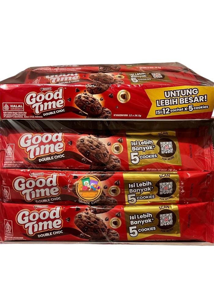 Gambar GOOD TIME DOUBLE cookies 12 sachet dari SNACH CHIKI undefined Tokopedia