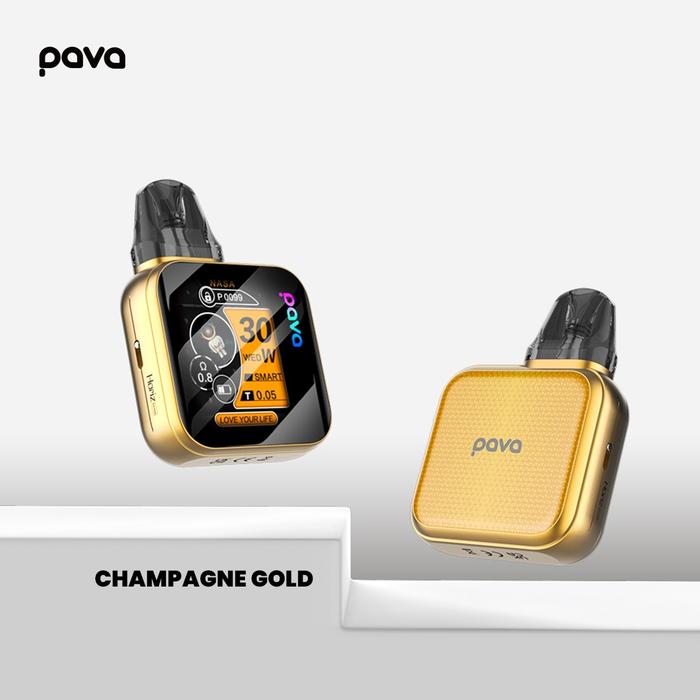 Gambar PAVA Horiz Ultra Pod Kit 13000mAh Authentic - Champagne Gold dari PAVA INDONESIA ID undefined Tokopedia