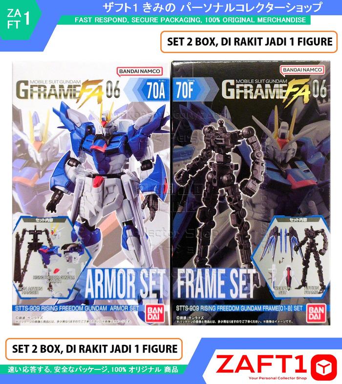 Gambar Rising Freedom Gundam ARMOR + FRAME G-Frame FA 06 GFrame 6 Gundam Seed Freedom Destiny Bandai bukan Gunpla HG RG dari zaft1 Collector Shop undefined Tokopedia