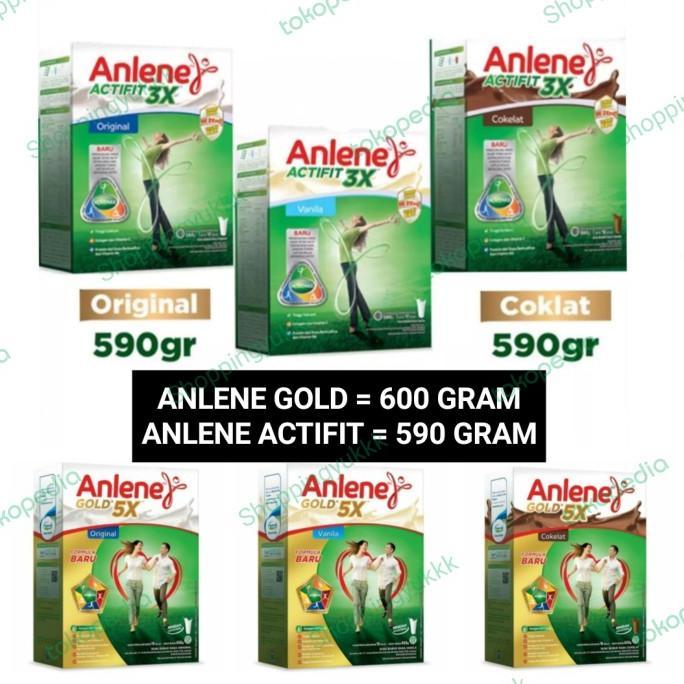 Gambar SUKA ANLENE GOLD PLUS COKLAT / VANILLA 650GR / SUSU ANLENE 650 GR - Actifit Vanilla dari makansukasuka undefined Tokopedia
