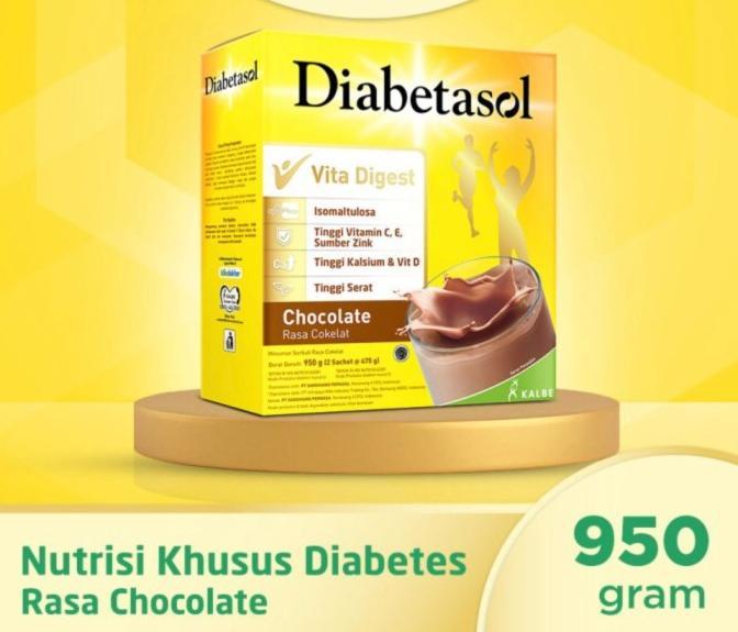Gambar SUKA DIABETASOL JUMBO - 950 GRAM - Coklat dari makansukasuka undefined Tokopedia