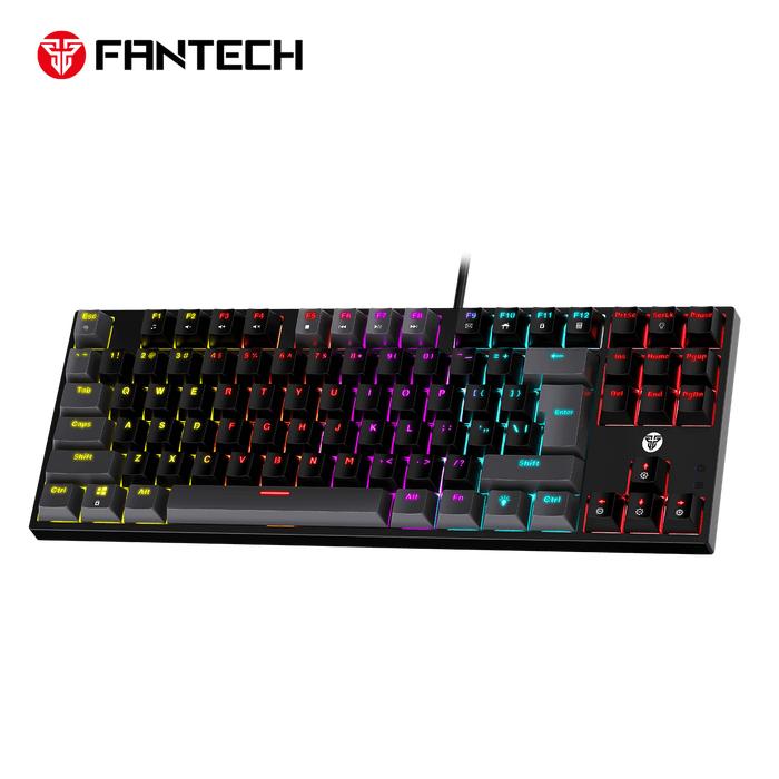 Gambar Fantech MK876V2 ATOM 87 TKL V2 SUMI EDITION MECHANICAL KEYBOARD (BLACK / GREY) - BLACK, BLUE SWITCH dari Dunia Storage Komputer undefined Tokopedia