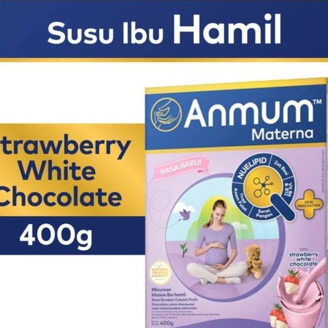 Gambar Anmum Materna Strawberry White Chocolate 400 Gram / 400Gr dari kasbegaj undefined Tokopedia