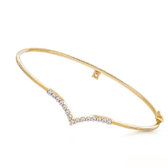 Gambar Gelang emas murni motif berlian dari Ifanigallery undefined Tokopedia