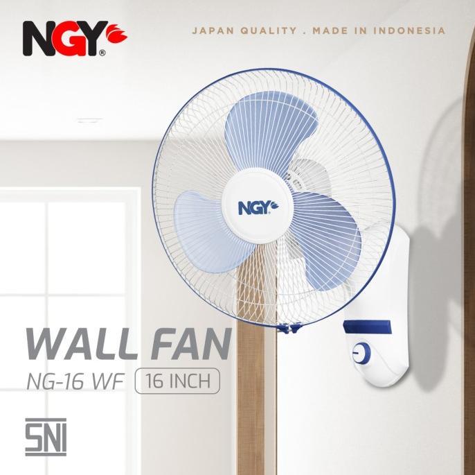 Gambar Kipas Angin Dinding Nagoya (Wall Fan) 16In - Ng16Wf Tbk - Putih dari elinsuherlin undefined Tokopedia