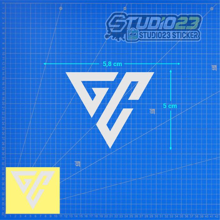 Sticker Gc Jual Stiker GC Logo Cutting Sticker Hologram - Putih - Kota Tasikmalaya ...
