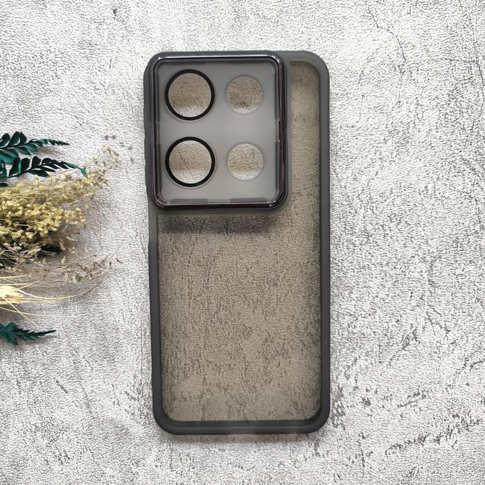 Gambar Softcase Itel P65 Case Dual Tone Candy Color Premium Ring Bump Casing Camera Protector - Hitam dari ArmiTech undefined Tokopedia