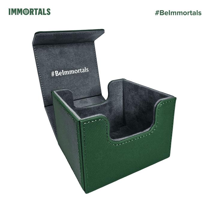 Gambar Immortals Premium Deck Box Aegis with Card Divider and Dice for 140+ Sleeves - Army Green dari Immortals Indonesia undefined Tokopedia