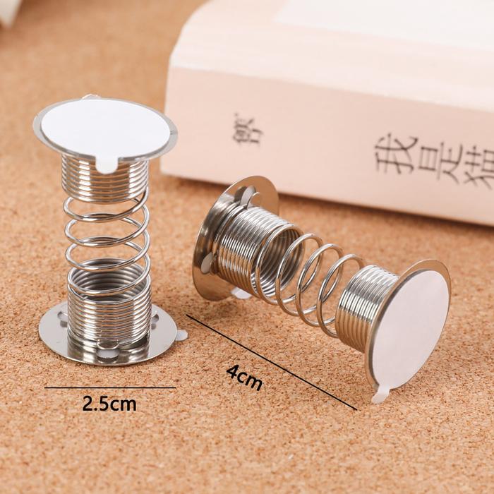 Gambar 10pcs Per Dashboard Spiral / Pegas Spring Base Mainan Decoration Head Spring Toy -  Perak dari Rebelive undefined Tokopedia