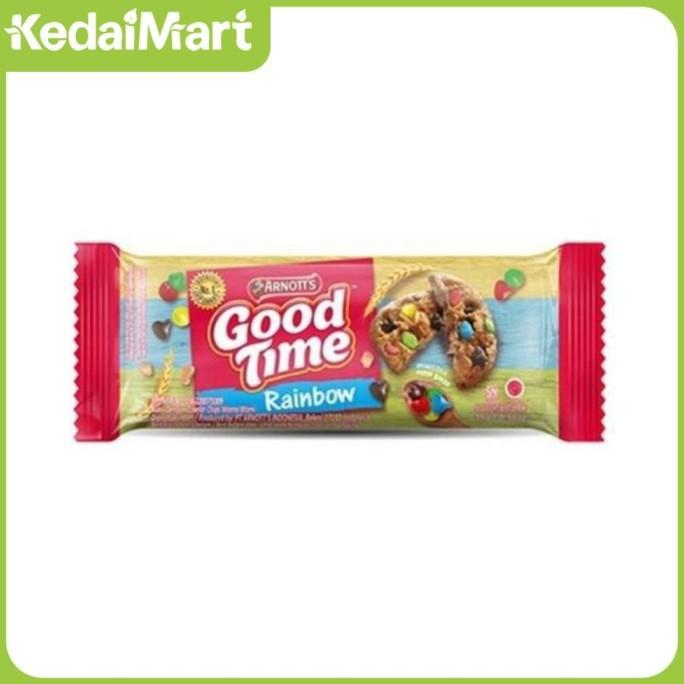 Gambar good time rainbow chocochips cookies pack isi 12 x 17 gram exp lama dari allemzeroun undefined Tokopedia