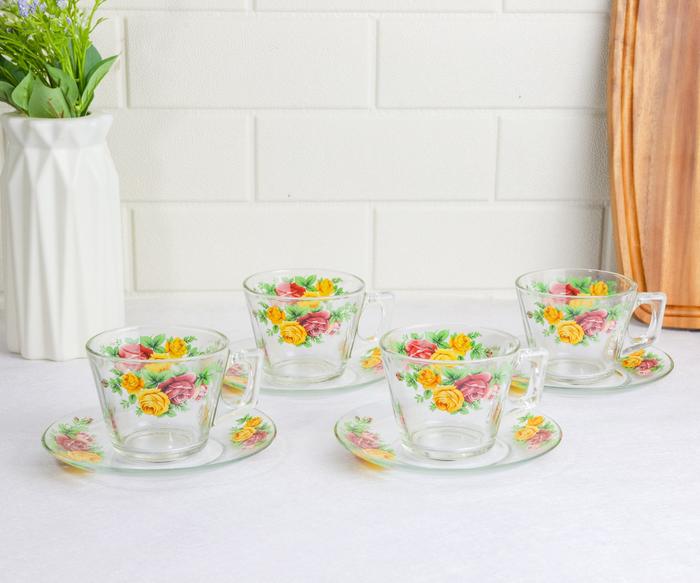 Gambar Brighton 4 Set Cangkir Lepek Kopi Teh Cup Saucer GMG0808 - andrety dari Brighton Tableware undefined Tokopedia