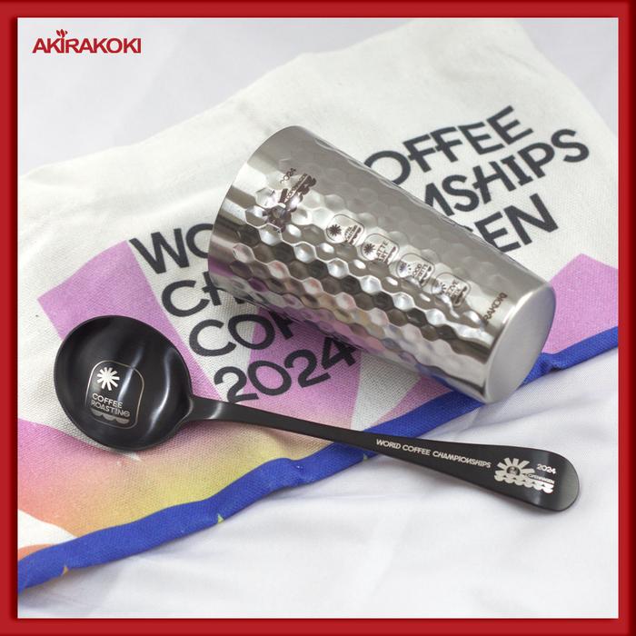 Gambar Akirakoki Cupping Spoon Special Edition WCC Copenhagen 2024 - Black Doff dari Akirakoki Official ID undefined Tokopedia