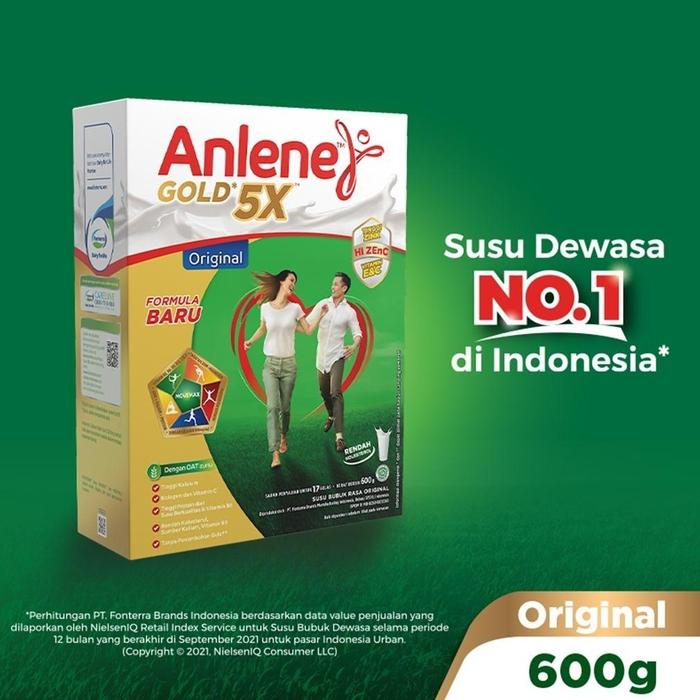 Gambar READY STOCK Anlene Gold 5X Susu Bubuk Dewasa Original 600g - Nutrisi Tinggi Kalsium Untuk Tulang, Sendi, dan Otot dari Kendals_Shop undefined Tokopedia