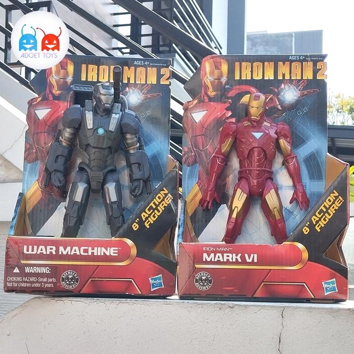 Jual IRON MAN MARK VI WAR MACHINE Action Figure inch Hasbro