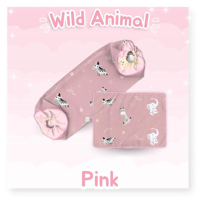 Gambar Obytobi Sarung Bantal Batita Set isi 2 (Sarung Bantal + Guling) - AW-Pink dari Obayito Group undefined Tokopedia