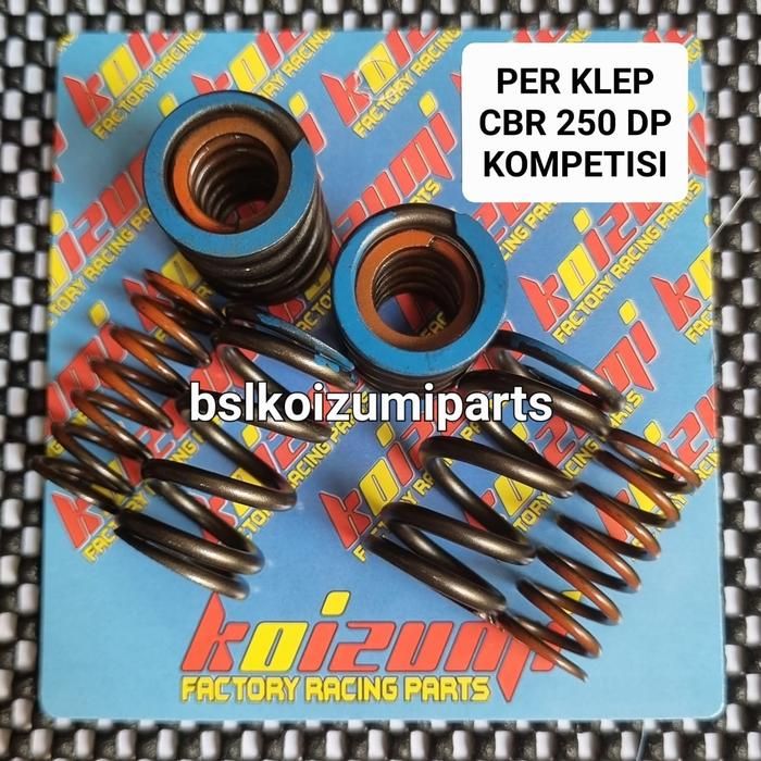 Gambar PER KLEP KOIZUMI CBR 250 DOBEL PER/DP  MEDIUM HARD KOMPETISI - MEDIUM dari BSLKOIZUMIPARTS undefined 4 Tokopedia