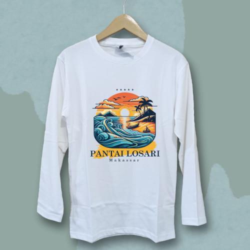 Gambar Kaos BIG SIZE LP Oleh-oleh Souvenir Pantai Losari Makassar Destinasi Wisata Alam Populer Indonesia - Pantai Losari, Putih 3XL dari Pusat Kaos 87 undefined Tokopedia