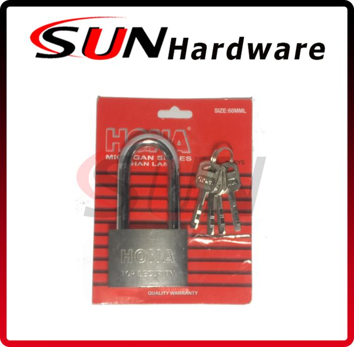 Gambar Gembok Pintu Pagar Rumah Toko 60 mm Leher Panjang dari SUN HARDWARE undefined Tokopedia