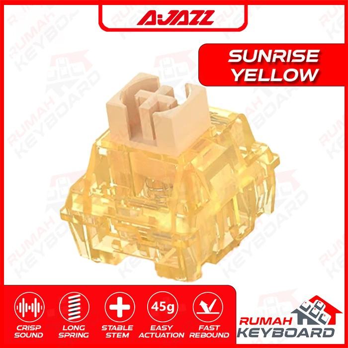 Gambar SWITCH - MECHANICAL KEYBOARD - AJAZZ - AS SERIES - SUNRISE YELLOW dari Rumah-Keyboard undefined Tokopedia