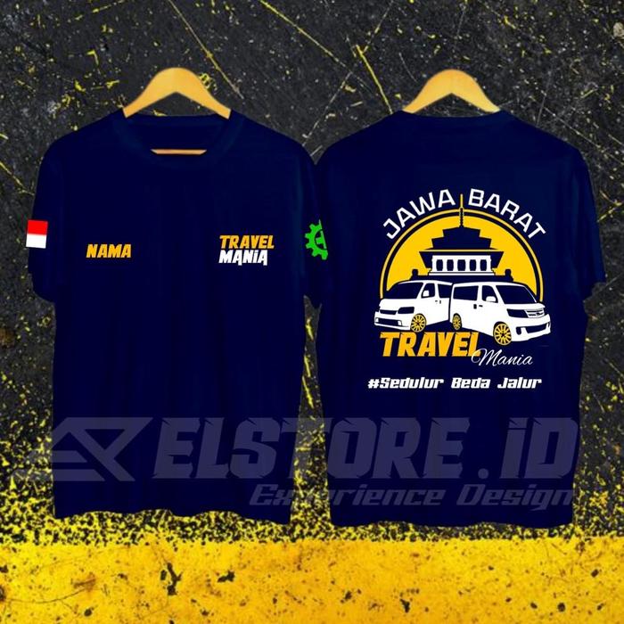 Gambar Promo Kaos Distro Driver Travel Indonesia Limited Edition Ganti Logotulisan Sendiri Baju Distro Driver Muda - BIRU NAVY, L dari siscaofficialshop undefined Tokopedia