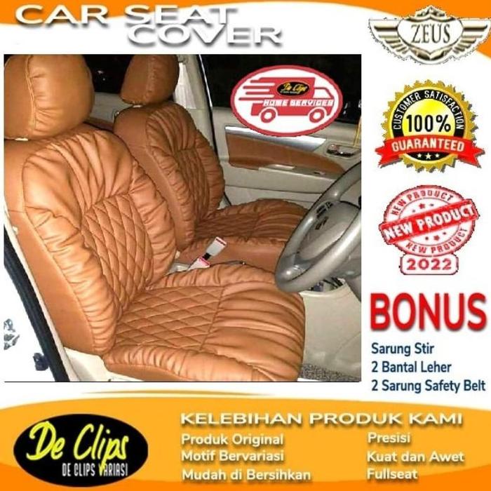 Gambar [READY] SARUNG JOK MOBIL BRIO AGYA RAIZE IGNIS ETIOS AYLA JAZZ WAGON R SOLUNA COROLLA HILUX TRITON dari Sekar Indonesia Markett undefined Tokopedia