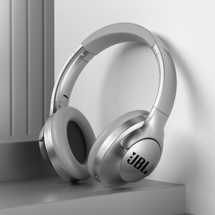 Gambar JBL WIRELESS HEADPHONES PURE BASS ACTIVE NOISE CANCELLATION BT-800 - Silver dari Polaris Cell undefined Tokopedia