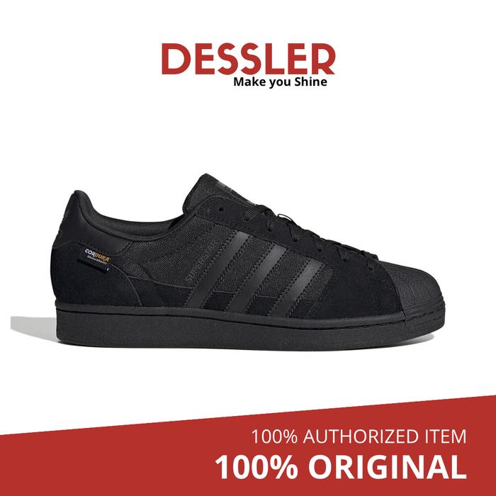 Adidas Superstar Cordura Core Black Carbon Triple Black (ID1405) 43 1/3  di Tokopedia