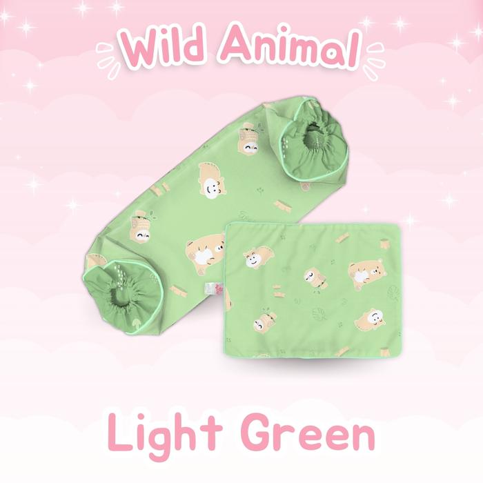 Gambar Obytobi Sarung Bantal Batita Set isi 2 (Sarung Bantal + Guling) - AW-LGreen dari Obayito Group undefined Tokopedia