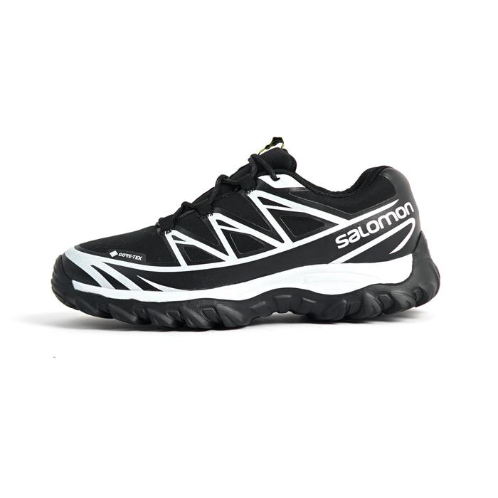 Gambar Sepatu Salomon XT 6 GR-TX Black Lunar Rock Sneakers Kasual Outdoor Free Kaos Kaki - Hitam, 39 dari Fever Sneakers undefined Tokopedia