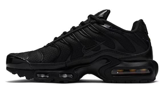 Gambar Sepatu Running Nike TN Air Max Plus Black Grey Volt 100% BNIB Authentic - Triple Black, 44 dari KicksSociety undefined Tokopedia