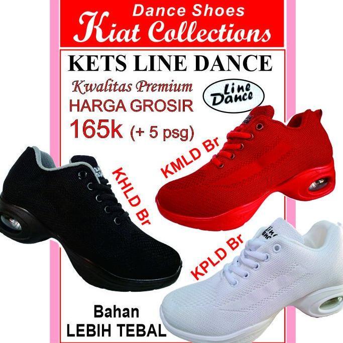 Gambar SEPATU MEREK LINE DANCE (GROSIR) RAJUTAN TERBARU KETS SNEAKERS TARI MENARI DANSA JOGING OR LARI SENAM SHUFFLE DANCE - Merah, 35 dari SANTUNAN DHUAFA undefined Tokopedia