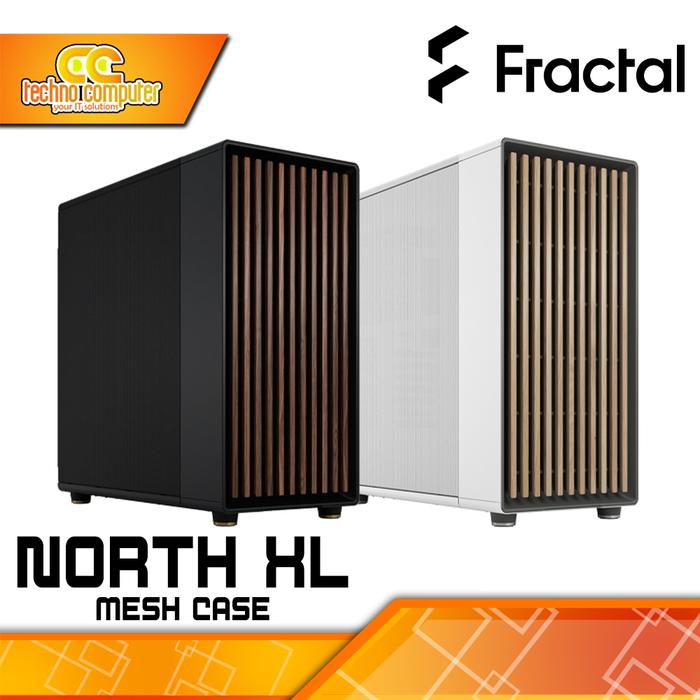 Gambar CASING FRACTAL Design NORTH XL Mesh/Tempered Glass  - Mid Tower E-ATX Mesh/Tempered Glass Case (Free 3x Fan) - MESH, Hitam dari Techno Computer Bali undefined Tokopedia