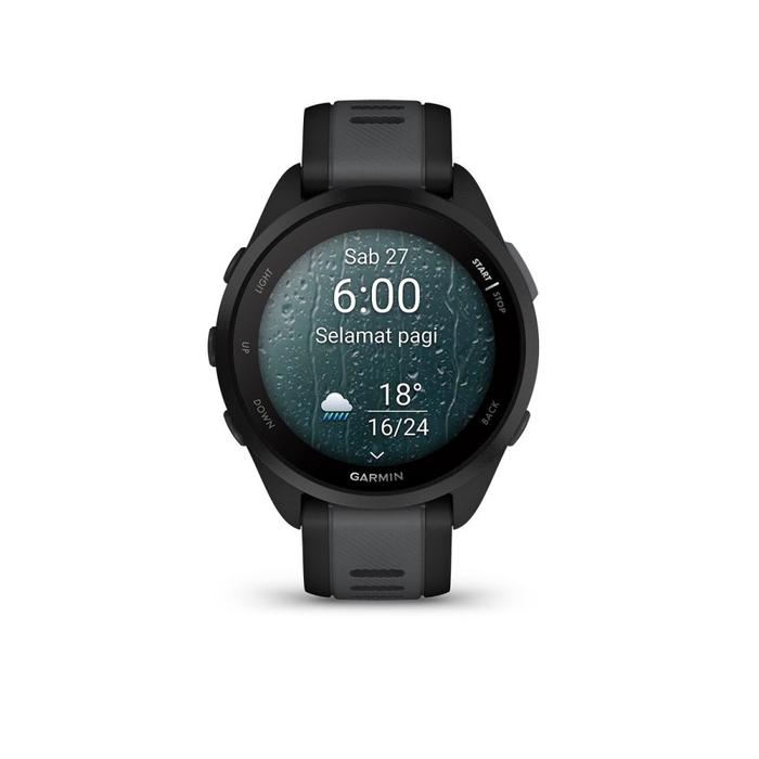 Gambar GARMIN Forerunner 165 Non Music Smart Watch - Garansi Resmi TAM 2 Thn - Black Slate dari Peebee Store undefined Tokopedia