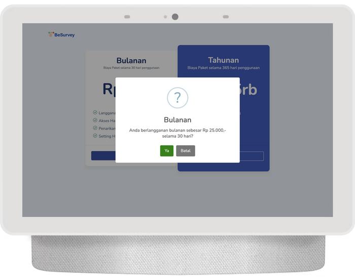 Gambar Aplikasi Survey/Survei Kepuasan Pelanggan Bulanan - Bulanan dari SekarPramestShop undefined Tokopedia