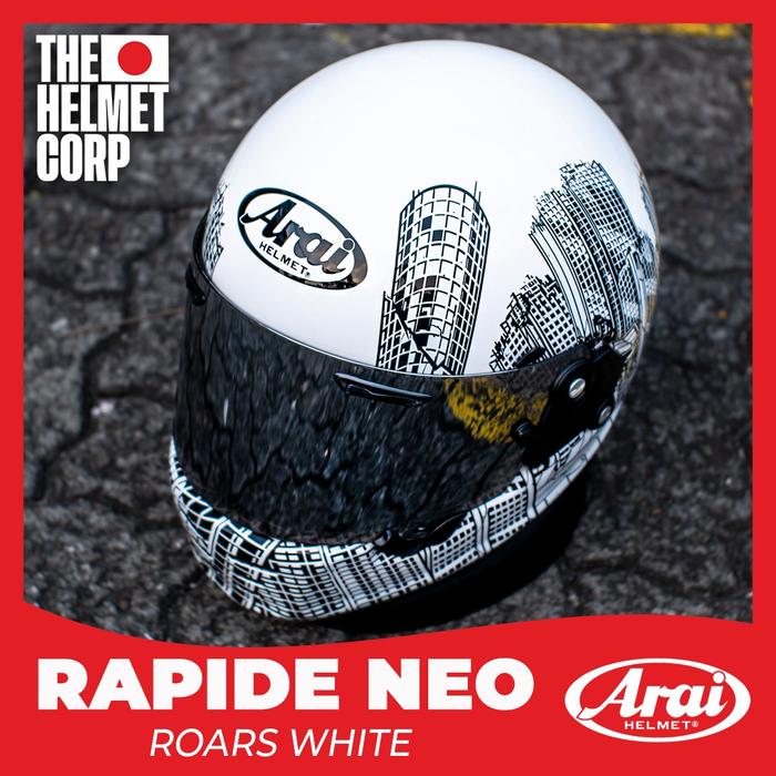 Gambar HELM ARAI RAPIDE NEO ROARS WHITE FULL FACE HELMET RAPIDE NEO WHITE dari THC Helmets undefined Tokopedia
