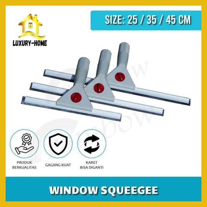 Gambar LUXURY-HOME Window Squeegee / Wiper Pembersih Kaca NC305 - 25 cm dari LUXURY-HOME undefined Tokopedia