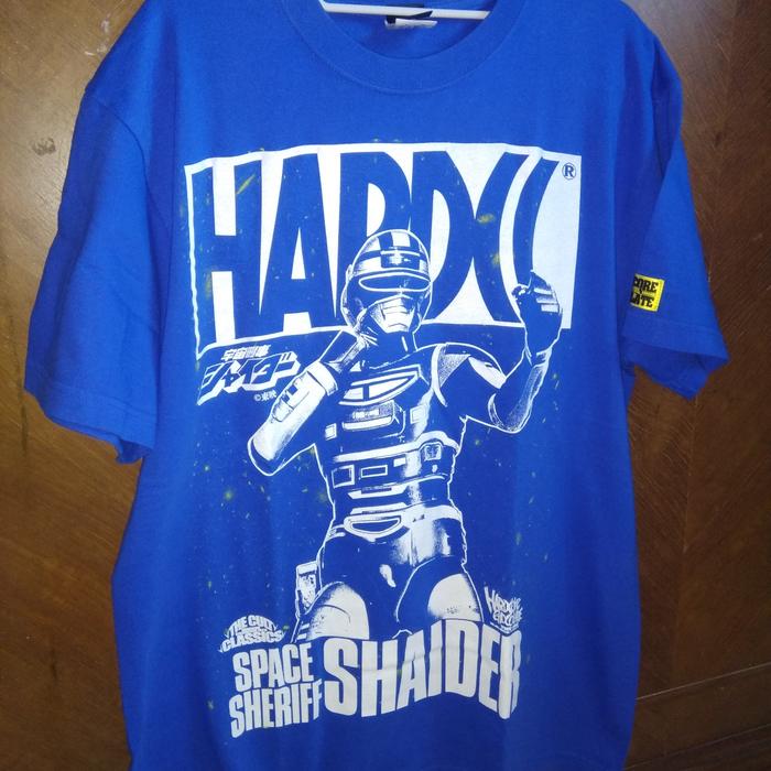 Gambar kaos Shaider Hardcore Chocolate Gavan Sharivan Kamen Raider Anime Japan dari sukasukabeli undefined Tokopedia