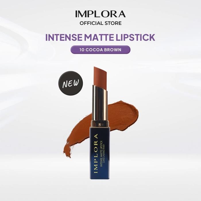 Gambar Implora - Intense Matte Lipstick/ Lipstik - 10. Cocoa Brown dari Ruby & Laura undefined Tokopedia
