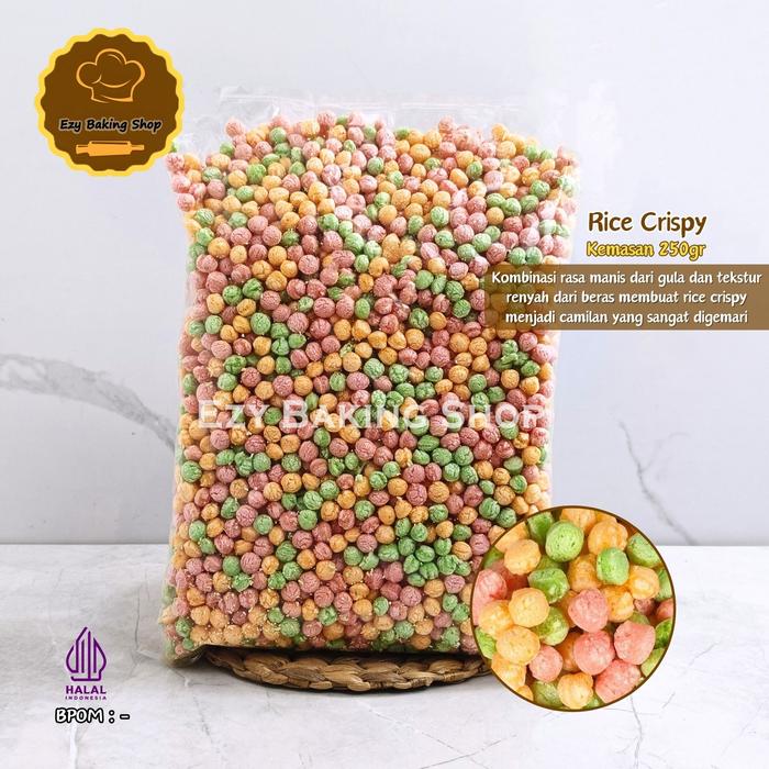 Gambar Rice Crispy Warna Warni 250gr - Sereal Nyam Nyam Warna dari Ezy Baking Shop undefined Tokopedia