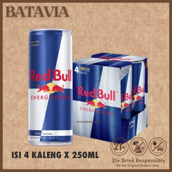 Gambar Paket Red Bull Energy Drink 250ml - 24 CANS dari Batavia Bottle Shop undefined 4 Tokopedia