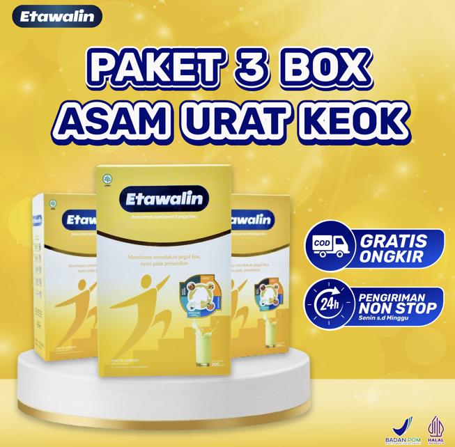Gambar Etawalin Paket 3 Box Solusi Bantu Atasi Masalah Tulang Dan Asam Urat dari Etawalin Official Store undefined Tokopedia