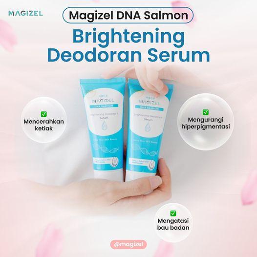 Gambar Deodorant Pria dan Wanita Tahan 24 jam / bau ketiak / Magizel Dna salmon Serum dari DOLPHINN'S undefined Tokopedia