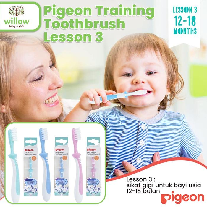 Pigeon Training Toothbrush L-3 Pink
