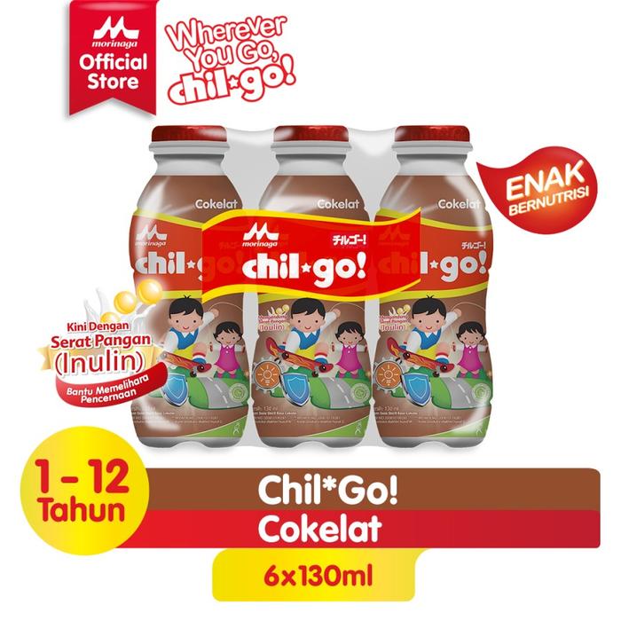 Gambar Chilgo Cair Susu Anak Morinaga Chil-Go - COKLAT 6x130ML dari Surya Jaya Baby Shop undefined Tokopedia
