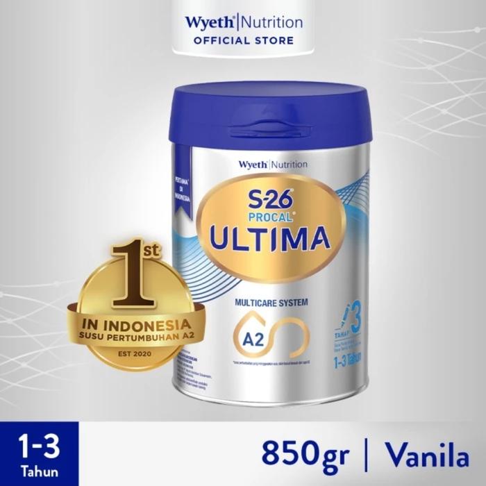 Gambar S-26 PROCAL 3 ULTIMA MULTICARE SYSTEM Susu Formula 1-3Thn Vanila 850gr dari KLD Flash undefined Tokopedia